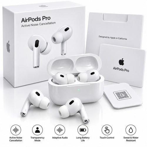 Wireless Pro Earbuds with Active Noise Cancellation & Charging Case